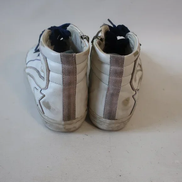 Womens Golden Goose GGDB-Slide White High Top Star Sneakers 36/US 6 - Picture 5 of 9